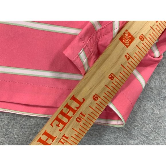 Bonobos Striped Lined Swim‎ Trunks Shorts (Men's Size 38) Pink - Picture 6 of 9